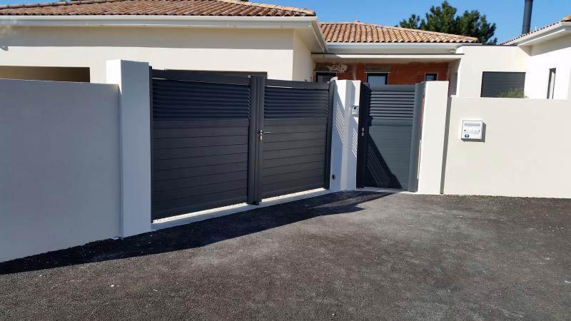 Portail en metal