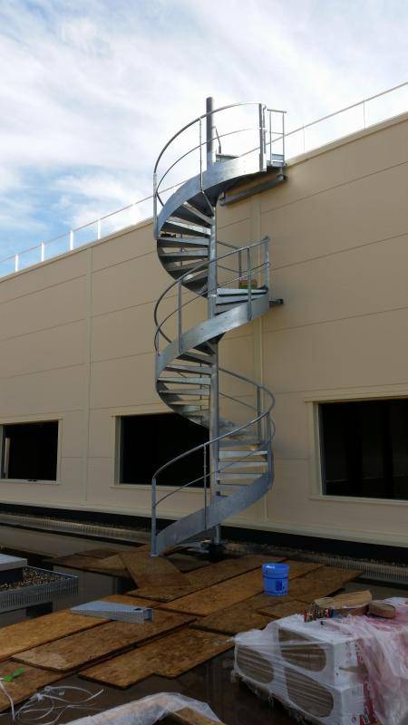 Escalier metallique