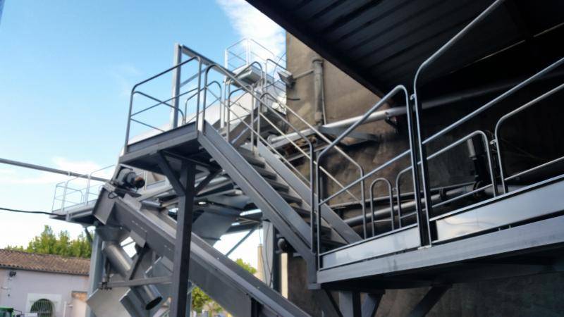 Escalier en metal