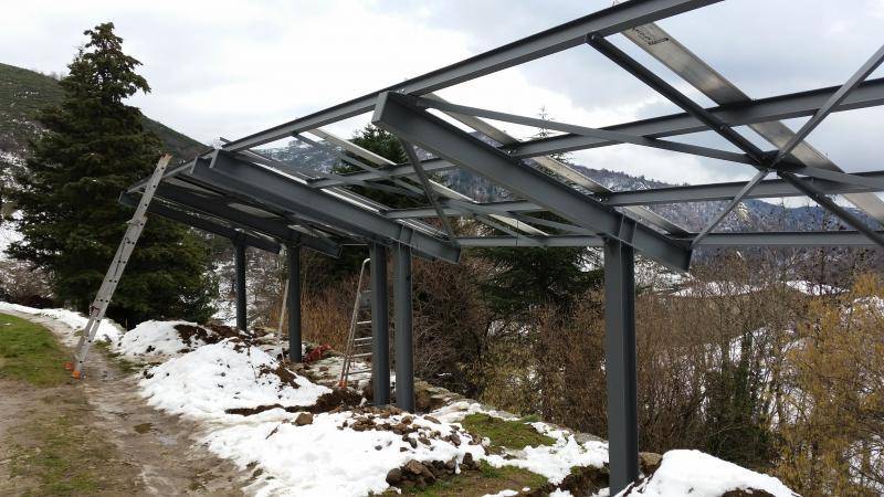 Structure en metal